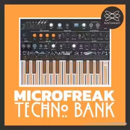 AudioreakT Microfreak Techno Bank [WAV, MiDi, Synth Presets] - Sample Pack Artwork