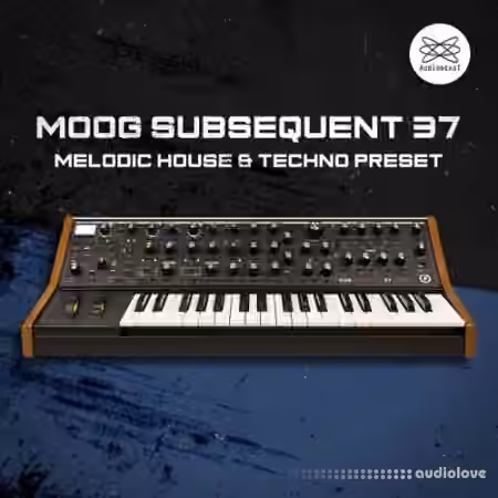 Audioreakt MOOG Subsequent 37: Melodic House and Techno Presets [Synth Presets] - Sample Pack Artwork