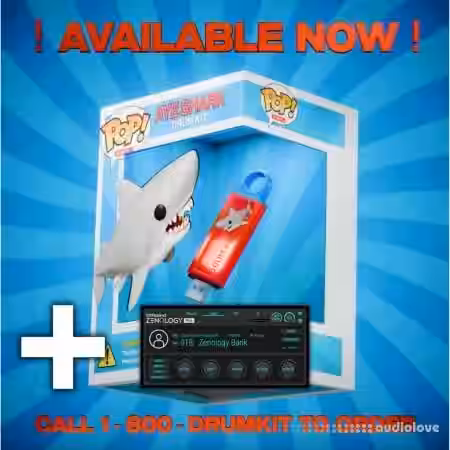 AudioVault aye.shark Drum Kit [DELUXE] [WAV, Synth Presets] - Sample Pack Artwork