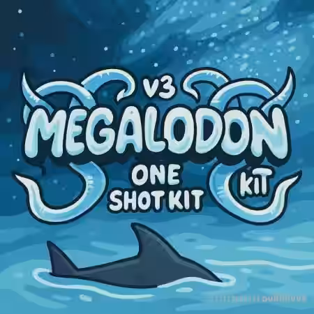 aye.shark Megalodon v3 One Shot Kit [WAV, MiDi, Synth Presets] - Sample Pack Artwork