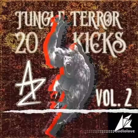Azthor Samples 20 Jungle Terror Kicks Vol.2 By Azfor [WAV] - Sample Pack Artwork