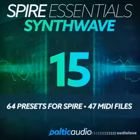 Baltic Audio Spire Essentials Vol 15 Synthwave [MiDi, Synth Presets] - Sample Pack Artwork