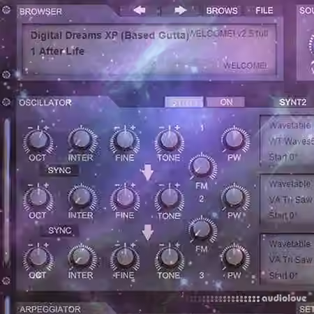 Based Gutta Digital Dreams [Synth Presets] - Sample Pack Artwork