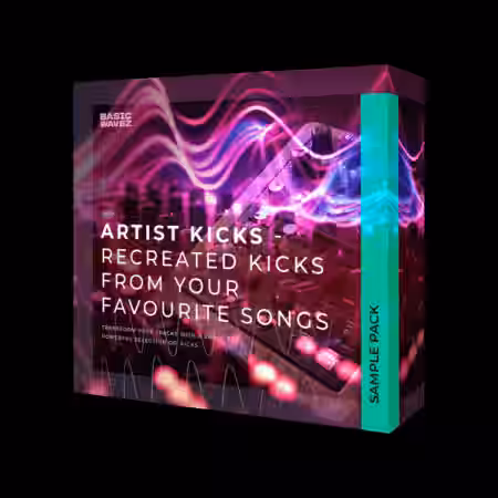 Basic Wavez Artist Kicks Vol.1 [WAV] - Sample Pack Artwork