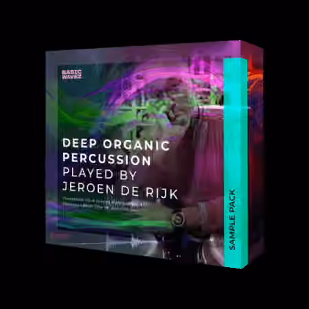 Basic Wavez Deep Organic Percussion [WAV, DAW Templates] - Sample Pack Artwork