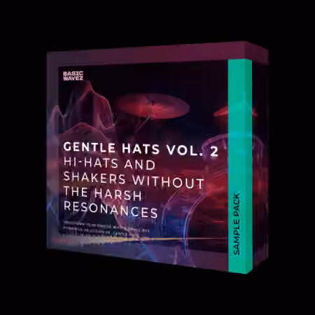 Basic Wavez Gentle Hats Vol.2–Hi-hats And Shakers Without The Harsh Resonances [WAV]
