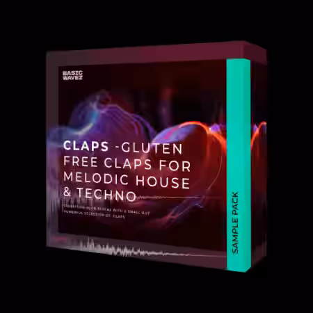 Basic Wavez Gluten Free Claps For Melodic House and Techno [WAV] - Sample Pack Artwork