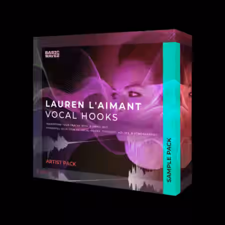 Basic Wavez Lauren L'aimant Vocal Hooks [WAV] - Sample Pack Artwork