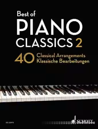 Best of Piano Classics 2: 40 Arrangements of Famous Classical Masterpieces - Sample Pack Artwork