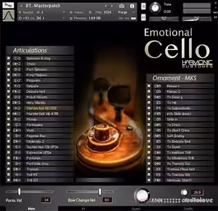 Best Service Emotional Cello v1.5 [KONTAKT] - Sample Pack Artwork