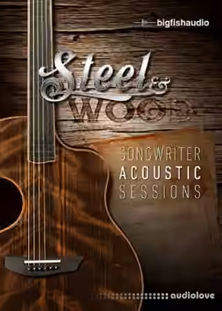 Big Fish Audio Steel and Wood Songwriter Acoustic Sessions [MULTiFORMAT, KONTAKT] - Sample Pack Artwork