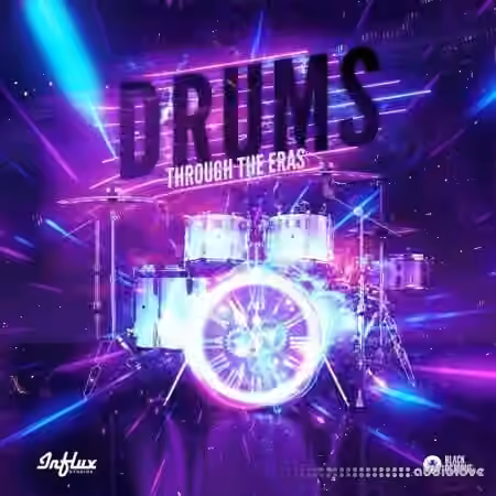 Black Octopus Sound Drums Through The Eras By Influx Studios [WAV] - Sample Pack Artwork