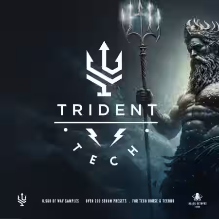 Black Octopus Sound Trident Tech [WAV, MiDi, Synth Presets] - Sample Pack Artwork
