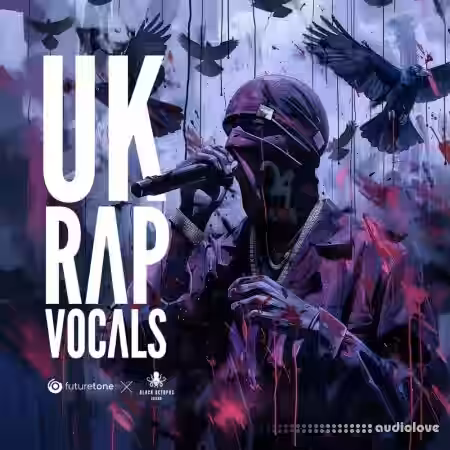 Black Octopus Sound Uk Rap Vocals By Futuretone [WAV] - Sample Pack Artwork