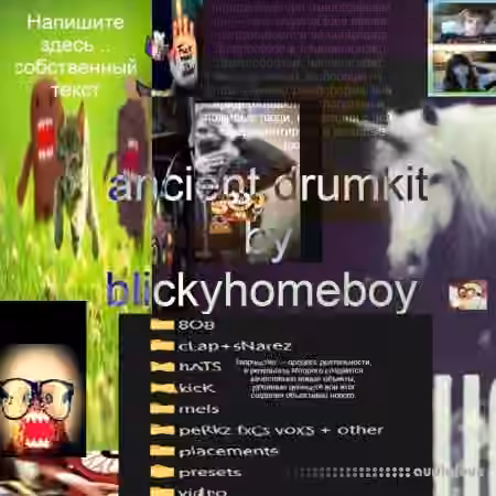 Blickyhomeboy Ancient Drumkit [WAV, Synth Presets] - Sample Pack Artwork