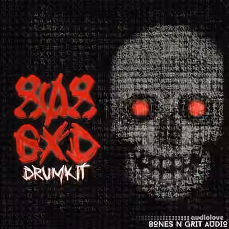 Bones N Grit Audio 808 GXD DRUM KIT [WAV] - Sample Pack Artwork