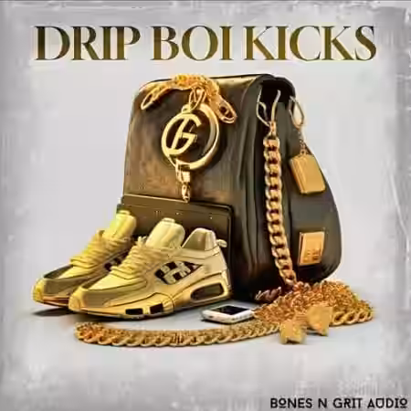 Bones N Grit Audio Drip Boi Kicks Vol.1 [WAV] - Sample Pack Artwork