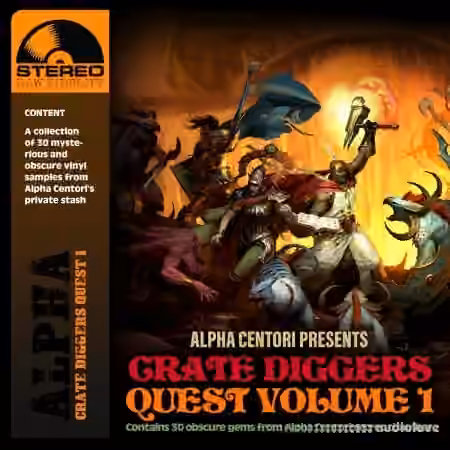 Boom Bap Labs Alpha Centori Crate Diggers Quest 1 [WAV] - Sample Pack Artwork
