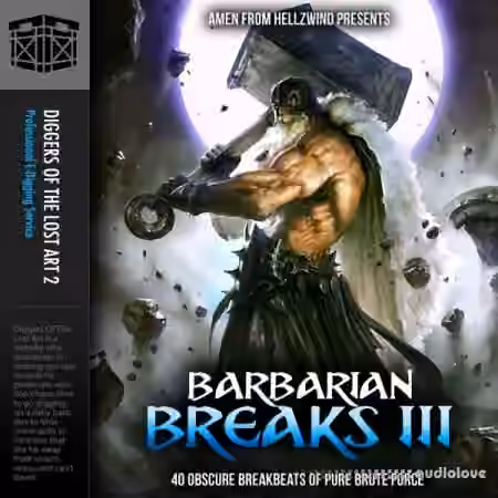 Boom Bap Labs Amen Barbarian Breaks Vol 3 [WAV] - Sample Pack Artwork