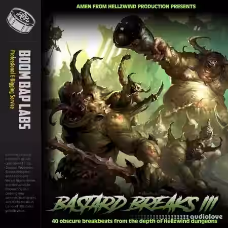 Boom Bap Labs Amen Bastard Breaks 3 [WAV] - Sample Pack Artwork