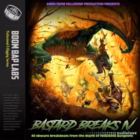 Boom Bap Labs Amen Bastard Breaks 4 [WAV] - Sample Pack Artwork