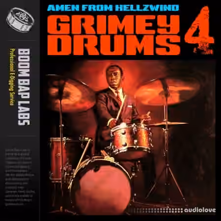 Boom Bap Labs Amen Grimey Drums Series Vol 4 [WAV] - Sample Pack Artwork