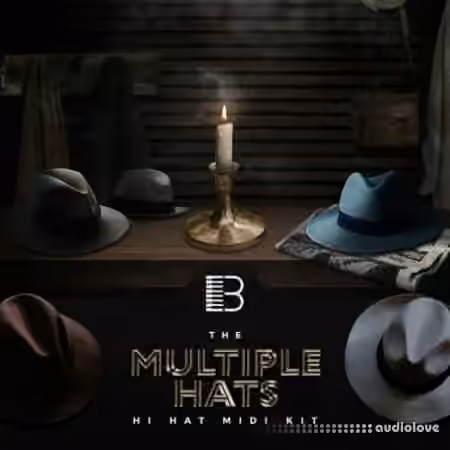 Brandon Chapa Multiple Hats - Hi Hat MIDI Loop Kit [WAV, MiDi] - Sample Pack Artwork