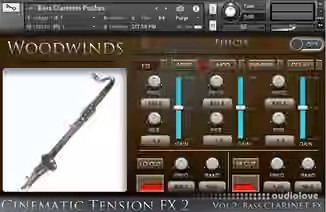 Cacophony Inc Cinematic Tension FX2 Vol.2 Bass Clarinets [KONTAKT]