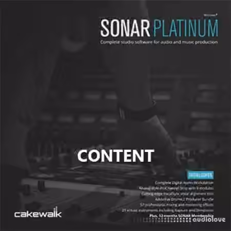 Cakewalk SONAR Platinum Content [DAW Addons] - Sample Pack Artwork