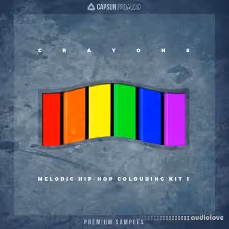 Capsun ProAudio Crayons Melodic Hip Hop Colouring Kit [WAV] - Sample Pack Artwork