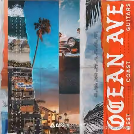 Capsun ProAudio Ocean Ave West Coast Guitars [WAV] - Sample Pack Artwork