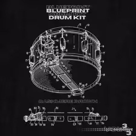 Cashmere Brown Blueprint Drum Kit Vol.3 [WAV] - Sample Pack Artwork