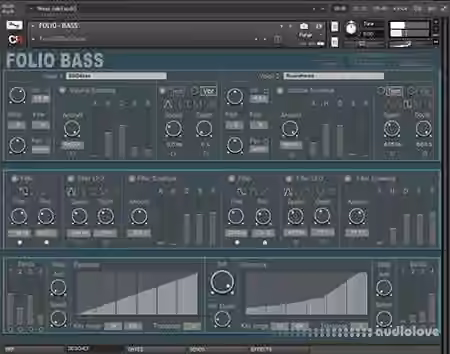 Channel Robot Folio Bass v1.1 [KONTAKT]