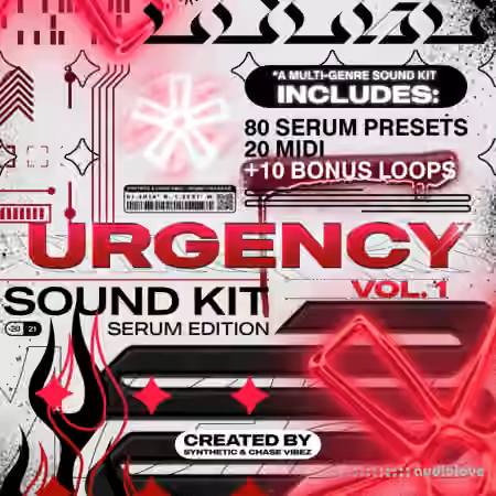 ChaseVibez and Synthetic Urgency Serum Bank [WAV, MiDi, Synth Presets] - Sample Pack Artwork