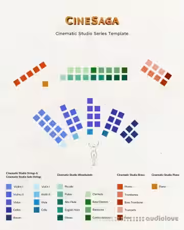 CineSaga CineSaga's Cinematic Studio Series Template [DAW Templates] - Sample Pack Artwork