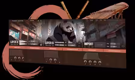 Clark Audio Lofi Panda Japanese 2 Instruments Expansion v1.1 [WiN, MacOSX] - Sample Pack Artwork