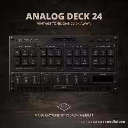Cloudy Samples Analog Deck 24 RETAiL [WiN, MacOSX] - Sample Pack Artwork
