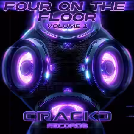 CRACKD Records FOUR ON THE FLOOR Vol.1 [Synth Presets] - Sample Pack Artwork
