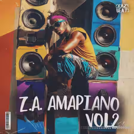 Crazy Beats Za Amapiano Vol 2 [WAV, MiDi] - Sample Pack Artwork