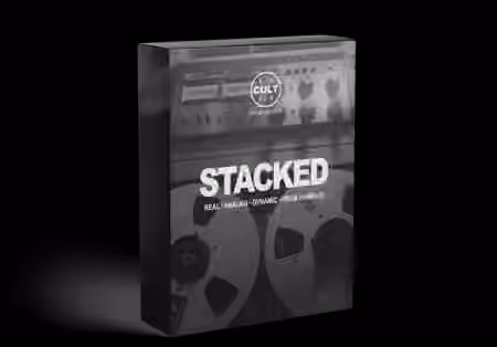 Cult Drum Sounds STACKED [MULTiFORMAT] - Sample Pack Artwork