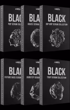 Cymatics Black Serum Suite [Synth Presets] - Sample Pack Artwork