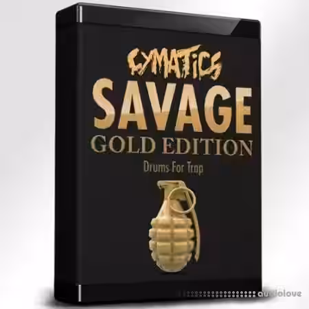 Cymatics Savage Drums For Trap Gold Edition [WAV, MiDi] - Sample Pack Artwork