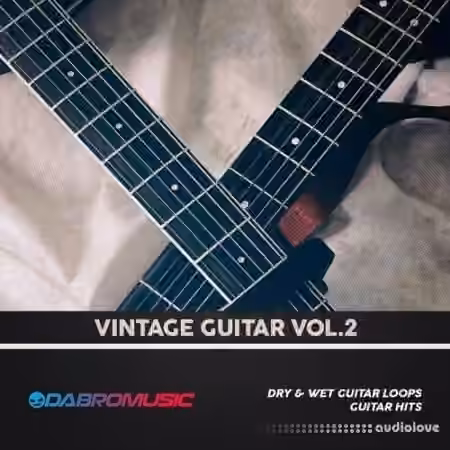 DABRO Music Vintage Guitar Vol.2 [WAV, REX] - Sample Pack Artwork