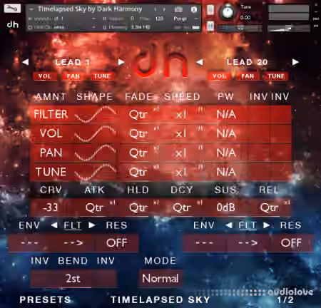 Dark Harmony Timelapsed Sky [KONTAKT] - Sample Pack Artwork