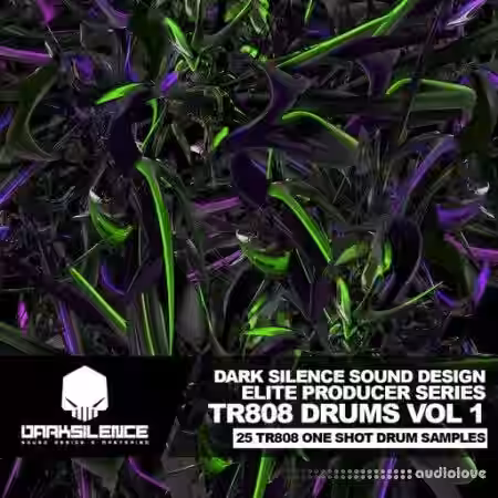 Dark Silence Sound Design TR808 DrumKit Vol.1 [WAV] - Sample Pack Artwork