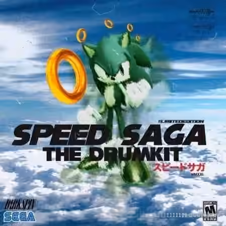 DARKSPIN Speed Saga Drum Kit Vol.2 [WAV, MiDi, DAW Templates] - Sample Pack Artwork