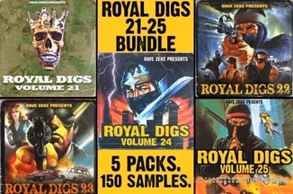 Dave Zeke Royal Royal Digs Volumes 21-25 BUNDLE [WAV]