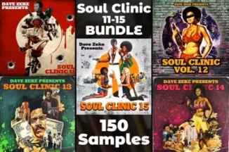 Dave Zeke Soul Clinic Volumes 11-15 BUNDLE (150 Prechopped Samples) [WAV]