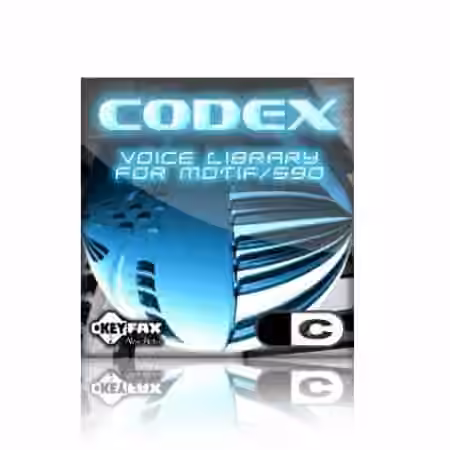 DCP Productions Codex Voice Bank for Yamaha Classic/Motif ES W2V W3V - Sample Pack Artwork