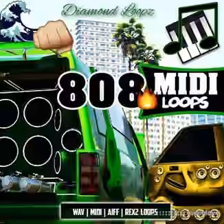 Diamond Loopz 808 Midi Loop Pack [WAV, MiDi, REX, AiFF]